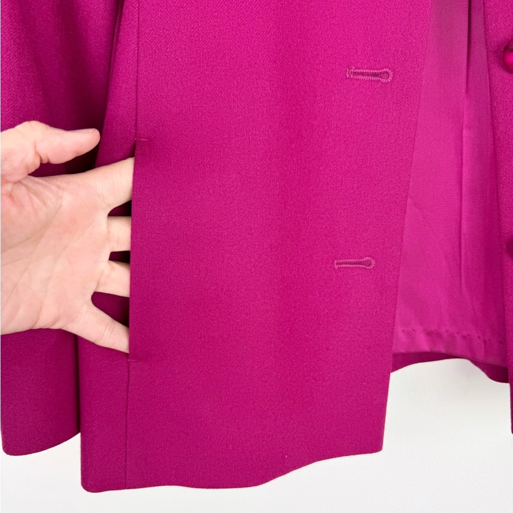 Pendleton Vintage Raspberry Pink Wool Blazer - Picture 8 of 11
